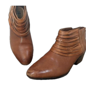 Clarks Collection Spye Celeste Ankle Boots Women 8.5M Brown Leather